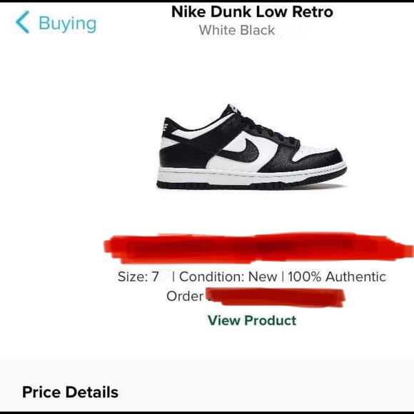 SOLD NIKE DUNK LOW RETRO black/white - Picture 4 of 4